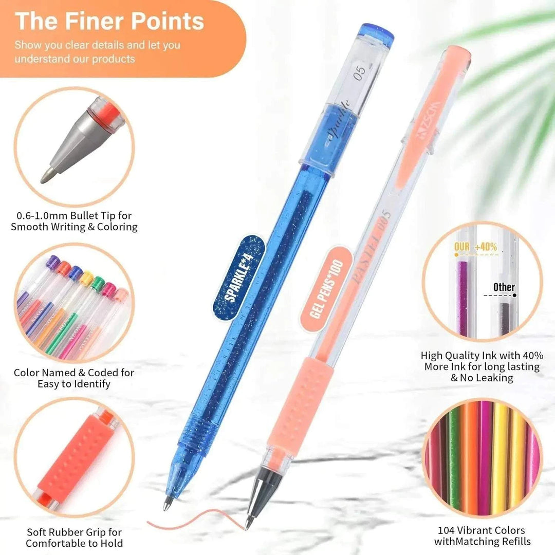 210 Piece Gel Pens Art Kit - WOW OF THE WEEK